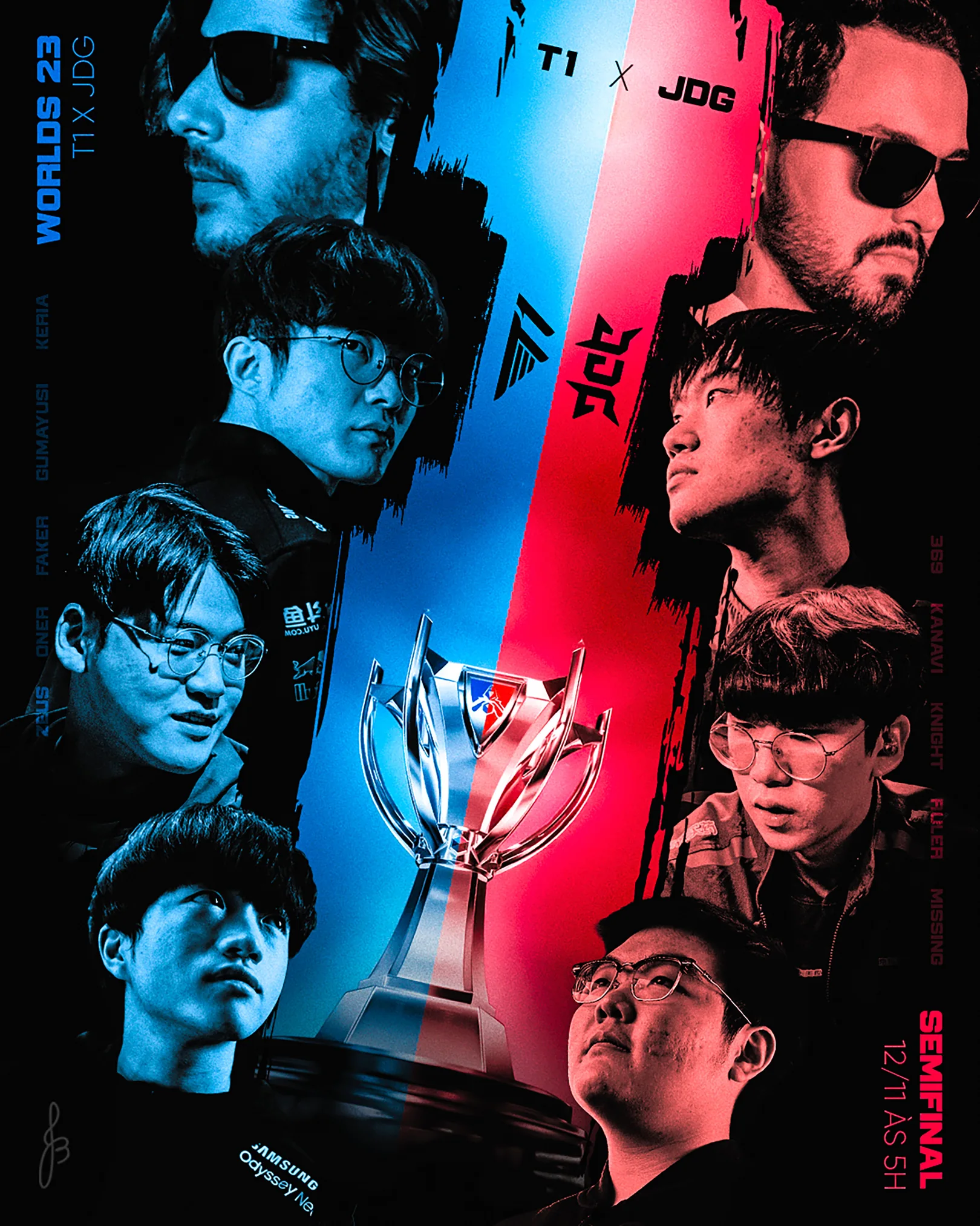 Semifinal T1 × JDG